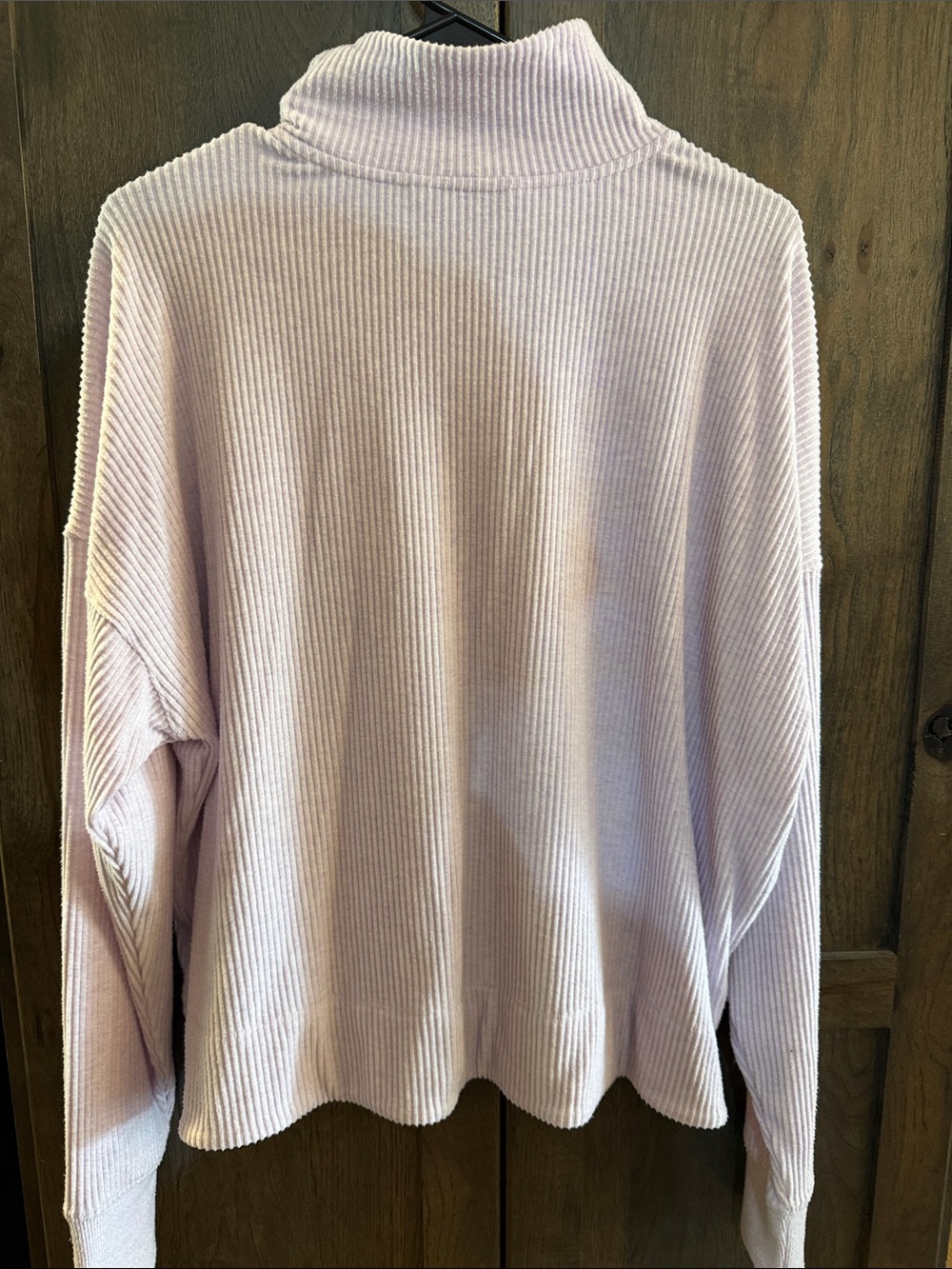 DSG Lavender Ribbed Quarter-Zip Pullover - Picture 5 of 5